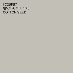#C2BFB7 - Cotton Seed Color Image